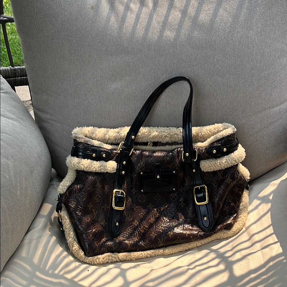 Luxurious Brown and Black Women's Tote Bag